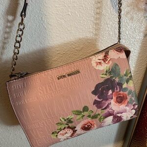 Steve Madden Pink Floral Wristlet